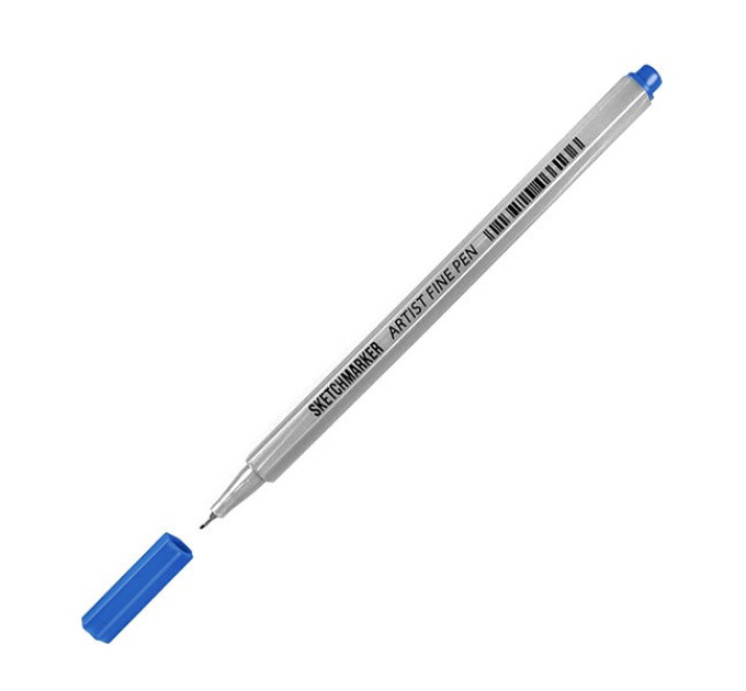 Лайнер SketchMarker ARTIST Fine Pen 0,4мм, королівський синій, AFP-RBLU