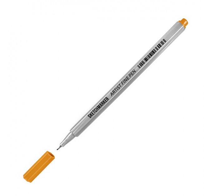 Лайнер SketchMarker ARTIST Fine Pen 0,4 мм, світло-жовтогарячий, AFP-YORAN