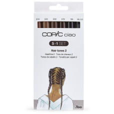 Набір маркерів Copic Ciao Set "5+1", Hair Tones 2