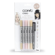 Набір маркерів тілесні відтінки + лайнер Copic Ciao Set 5+1 шт