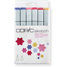 Набір спиртових маркерів Copic Sketch Set Floral Favorites 2, 6 шт