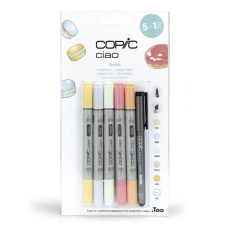 Набір маркерів Copic Ciao set 5+1, пастельні кольори + лайнер