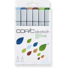 Набір спиртових маркерів Copic Sketch Set Sea Sky 6 шт