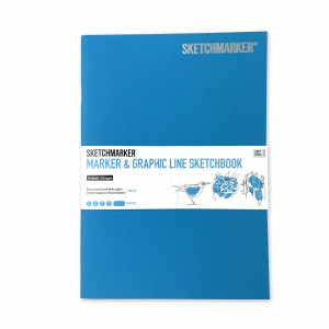 Скетчбук SketchMarker В5 16 листов, 180 г, бирюзовый, MGLSM / TURC